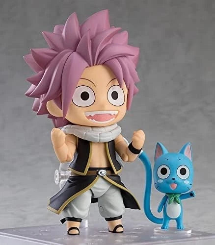 Natsu Fairy Tail Collectible Adjustable Chibi Anime Figure PVC 3.9" [Boxed]