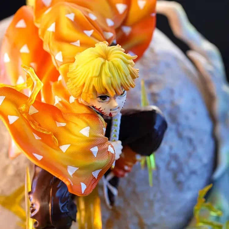 Zenitsu Thunder Breathing Demon Slayer Anime Figure PVC 23" [Boxed : Original]