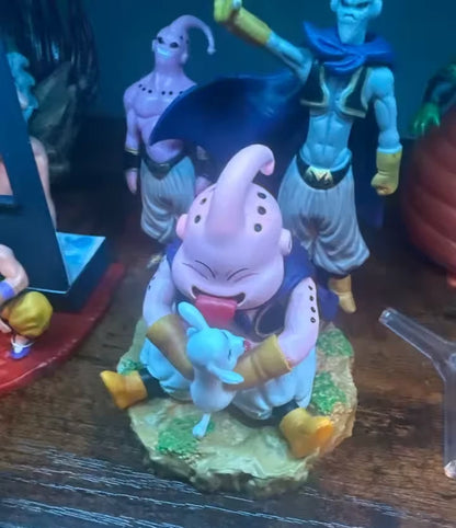 Majin Buu Sitting Kawaii Dragon Ball Z Cute Anime Figure Model PVC 3.3" [No Box]