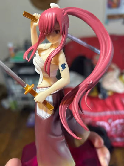 Erza Scarlet Demon Blade Fairy Tail Exclusive Anime Figure PVC 6.6” [Boxed]