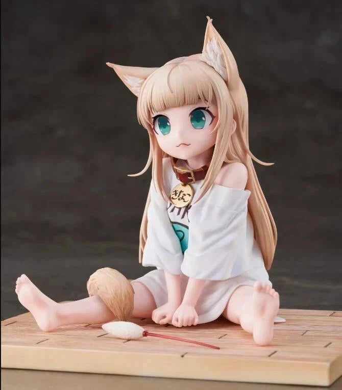 Kinako My Cat Is a Kawaii Girl Anime Cute Desktop Figurine PVC 4" [No Box]