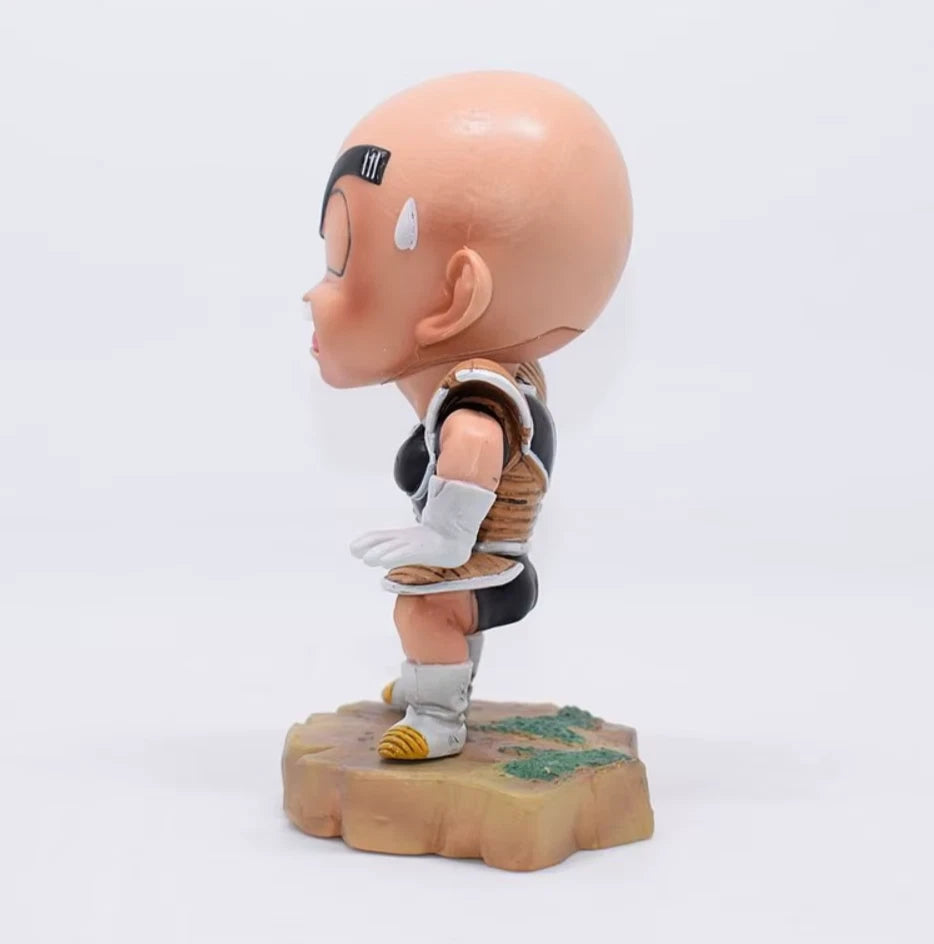 Krillin Namek Saga Armor Dragon Ball Z Collectible Anime Figure PVC 6" [No Box]