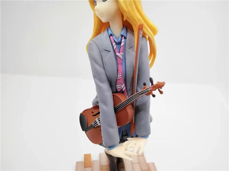Kaori Miyazono Violinist Your Lie in April Kawaii Anime Figure PVC 7.8" [No Box]