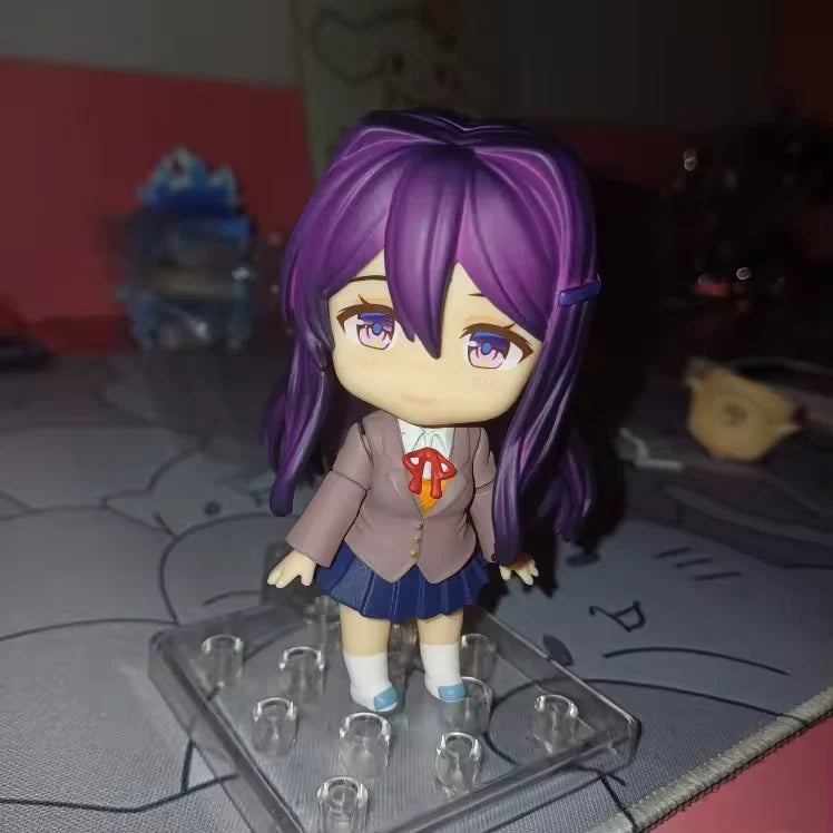 Yuri Doki Doki Literature Club! Adjustable Kawaii Anime Figure PVC 4" [Boxed]