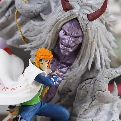 Minato Namikaze Reaper Death Seal Kurama Anime Figure Model Statue 11" [Boxed]
