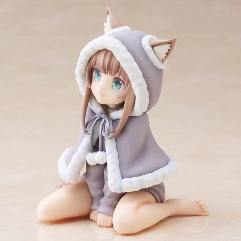 Kinako My Cat Is a Kawaii Girl Anime Cute Desktop Neko Figurine PVC 4" [Boxed]