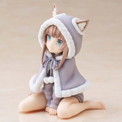 Kinako My Cat Is a Kawaii Girl Anime Cute Desktop Neko Figurine PVC 4" [Boxed]