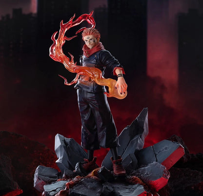 Sukuna Ryomen Divine Flame Jujutsu Kaisen Signature Anime Figure PVC 7" [Boxed]