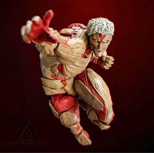Reiner Braun Armored Titan Attack On Titan Anime Adjustable Action Figure PVC 5.2" [Boxed]