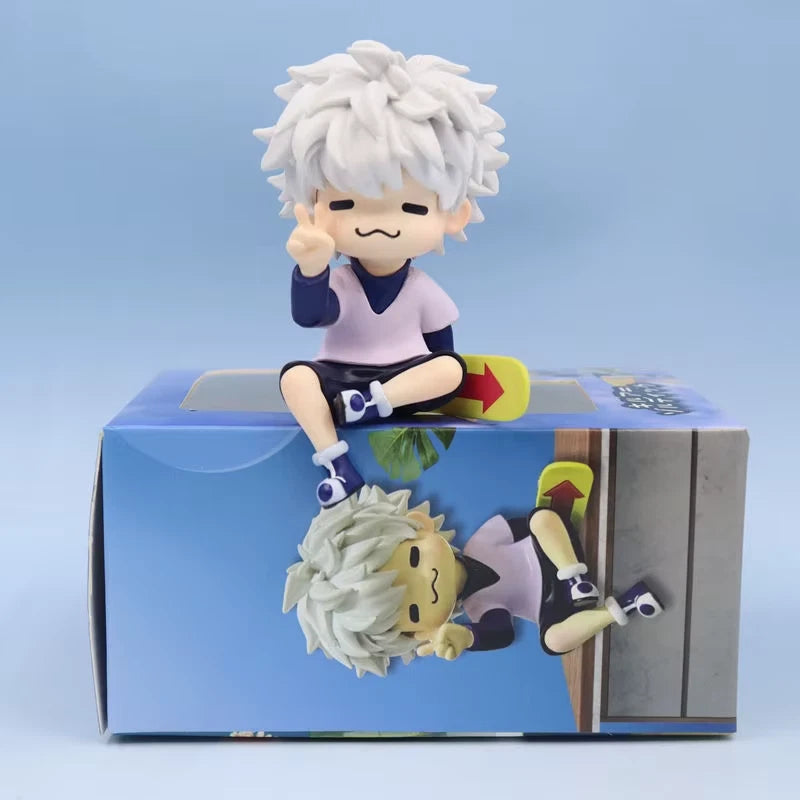 Killua Zoldyck Peace Sign Hunter x Hunter Chibi Anime Figure Model PVC 3" [Boxed]