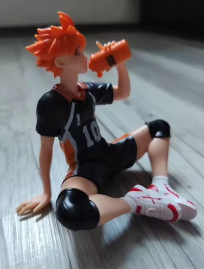 Shoyo Hinata Drinking Water Haikyu!! Classic Anime Figure Model PVC 4" [Boxed]