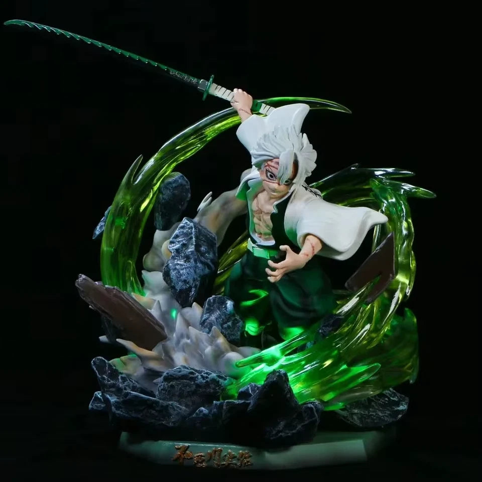 Sanemi Wind Breathing Demon Slayer Anime Figure 11.8" [Original : Battery Powered]