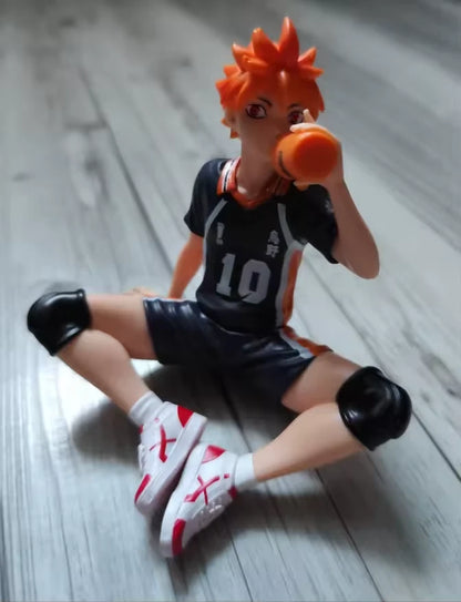 Shoyo Hinata Drinking Water Haikyu!! Classic Anime Figure Model PVC 4" [Boxed]