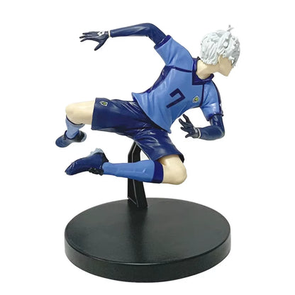 Seishiro Nagi Soccer Uniform Blue Lock Iconic Anime Figure Model PVC 5" [Boxed]