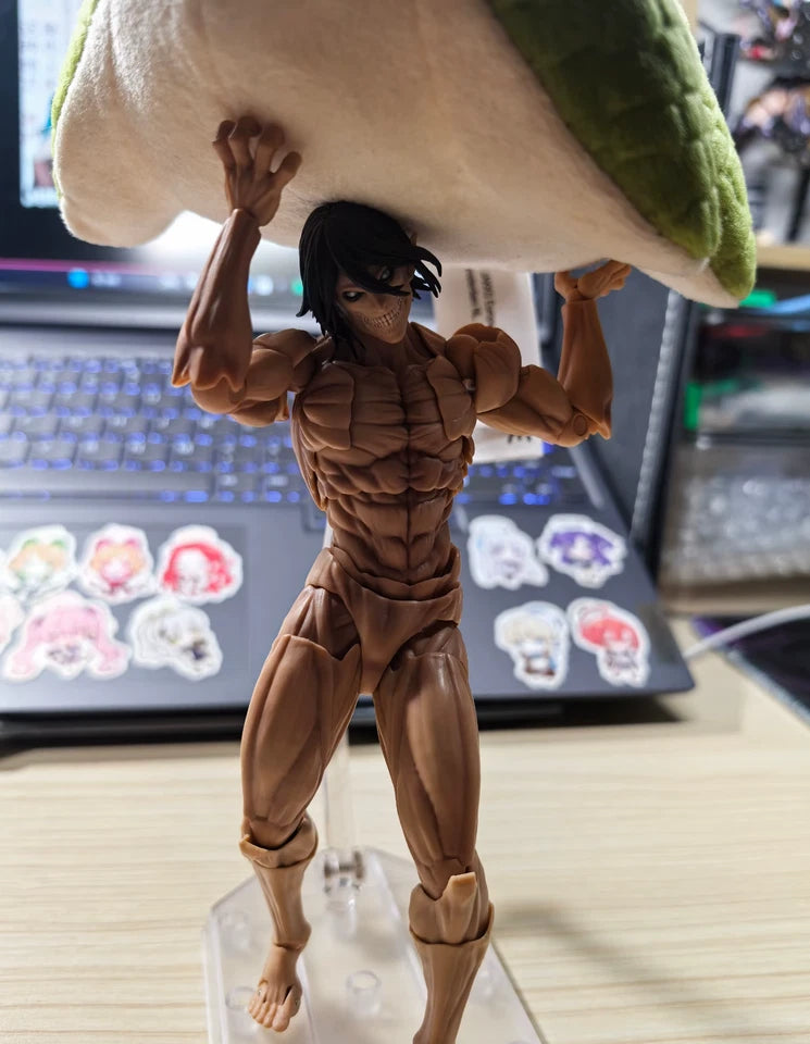 Eren Attack on Titan Form AoT Adjustable Action Anime Figure PVC 5.9 in [Boxed]