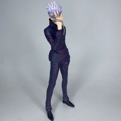 Satoru Gojo Blindfold Jujutsu Kaisen Anime Figure Model Statue PVC 12" [Boxed]