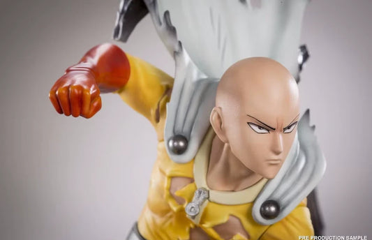 Saitama Bald Cape One Punch Man Anime Collectible Action Figure PVC 9" [Boxed]