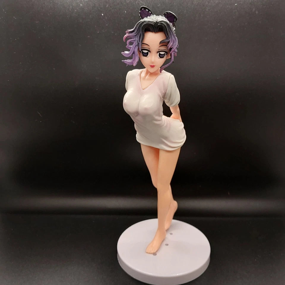 Shinobu Kocho Wet T-Shirt Demon Slayer Anime Figure PVC 9" [Adult Collectible]