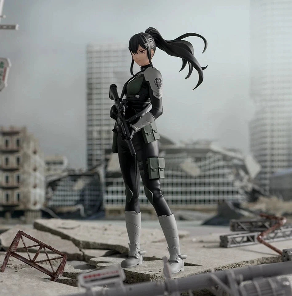 Mina Ashiro Combat Suit Kaiju No. 8 Beloved Anime Figure PVC 5.9" [Boxed)