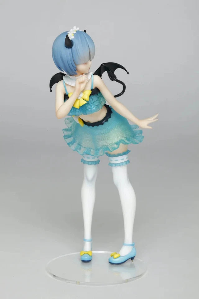 Rem Succubus Re: Zero Anime Kawaii Petite Figure PVC 8" [No Box]
