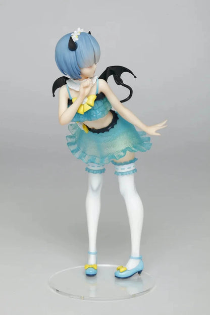 Rem Succubus Re: Zero Anime Kawaii Petite Figure PVC 8" [No Box]