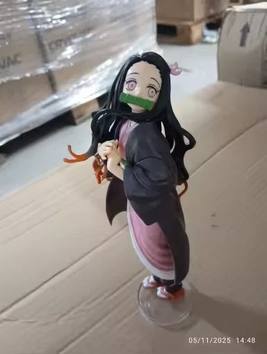 Nezuko Kamado Demon Slayer Anime Collectible Kawaii Figure PVC 6.5" [No Box]