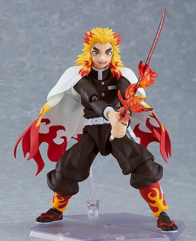 Kyojuro Rengoku Demon Slayer Adjustable Action Anime Figure PVC 5.5" [Boxed]