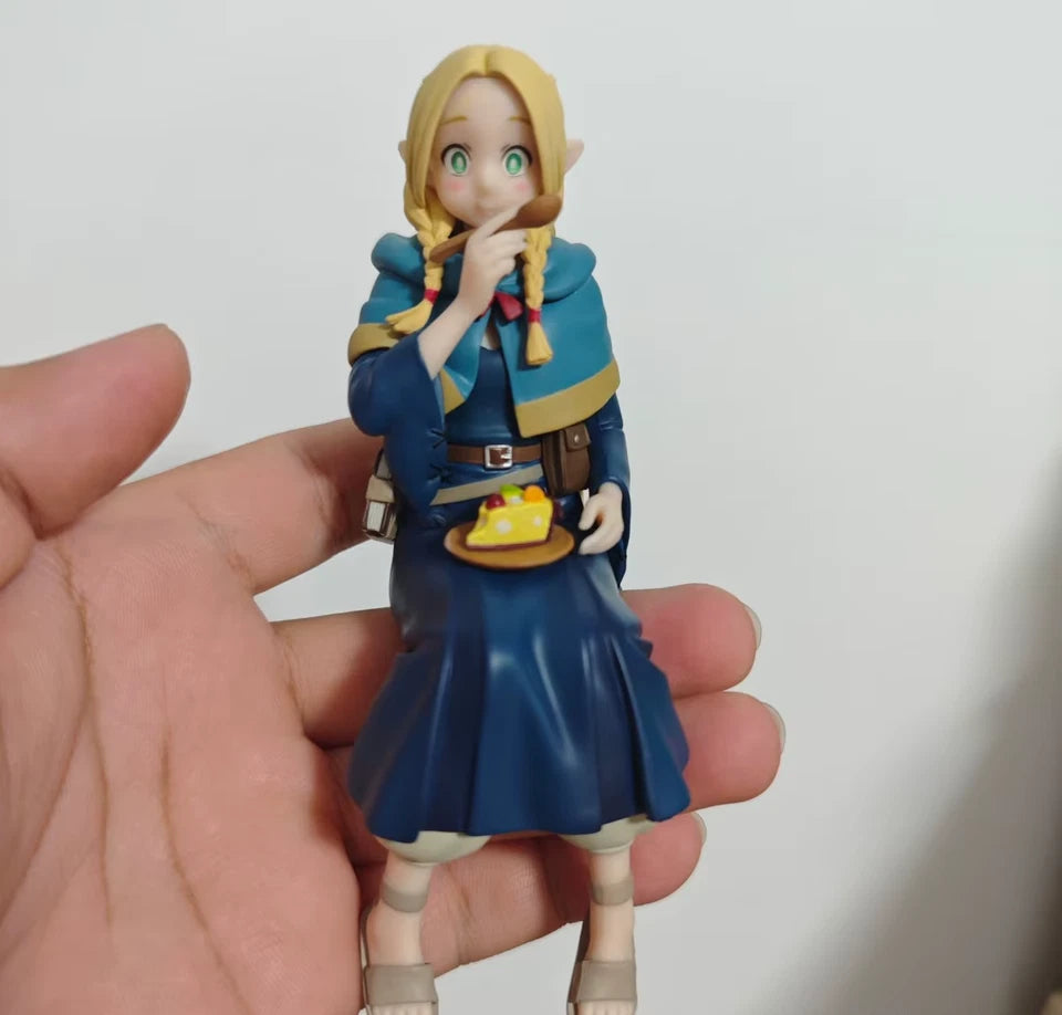 Marcille Donato Eating Cake Delicious in Dungeon Anime Kawaii Figure PVC 5.1" [Boxed]