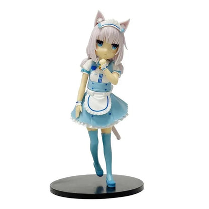 Chocola & Vanilla Maid Outfit Nekopara Anime Figure Model Statue PVC 7" [Boxed]
