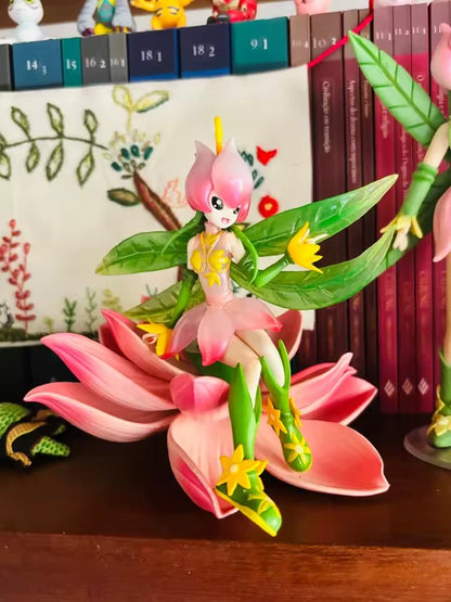 Lillymon Fairy Pixie DIGIMON Collectible Classic Anime Figure 5.5" [No Box]