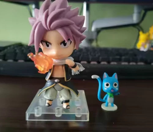 Natsu Fairy Tail Collectible Adjustable Chibi Anime Figure PVC 3.9" [Boxed]