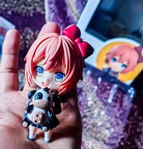 Sayori Doki Doki Literature Club! Adjustable Kawaii Anime Figure PVC 4" [Boxed]