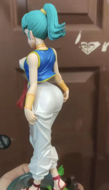 Bulma Arabian Style Dragon Ball Z Curvy Anime Figure PVC 11" [No Box] *Adult Collectible*