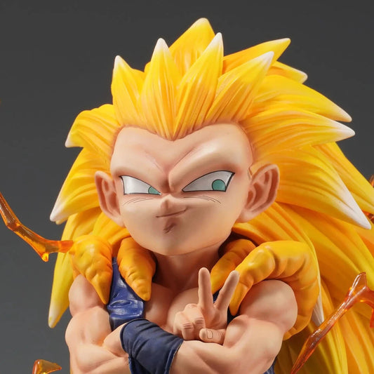 Gotenks Super Saiyan 3 Dragon Ball Z Anime Collectible Figure  PVC 6.6" [No Box]