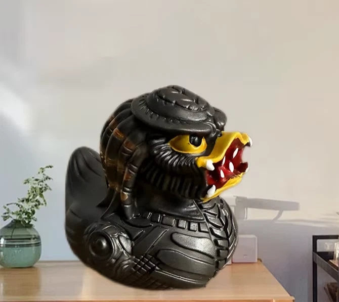 Predator Duck Parody Funny Desktop Statue Figurine Resin 2.7" [Boxed]