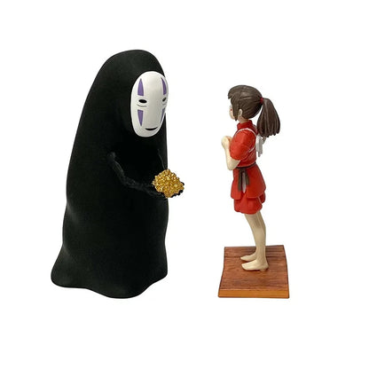 Chihiro Ogin, Kaonashi Spirited Away Movie Anime Figure Model Statue PVC 5" [Boxed]