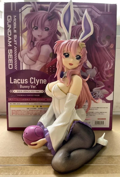 Lacus Clyne Bunny Mobile Suit Gundam SEED Anime Figure Model Statue PVC 11" [Boxed]