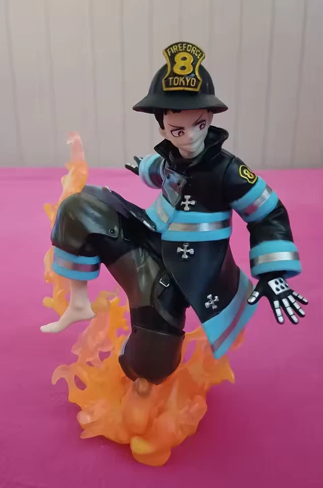 Shinra Kusakabe Fire Force Anime Collectible Action Figure PVC 5" [No Box]