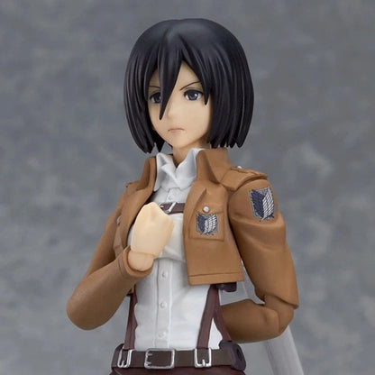 Mikasa Attack on Titan AOT Anime Adjustable Collectible Figure PVC 6.4" [Boxed]