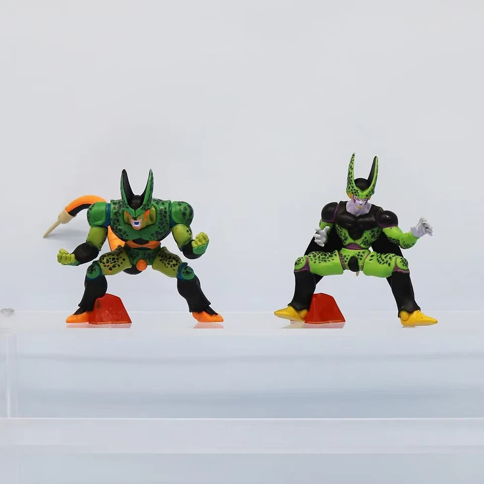 Cell Set of 7 pcs Dragon Ball Z Anime Figure Model Statue PVC 1 - 4" [No Box]