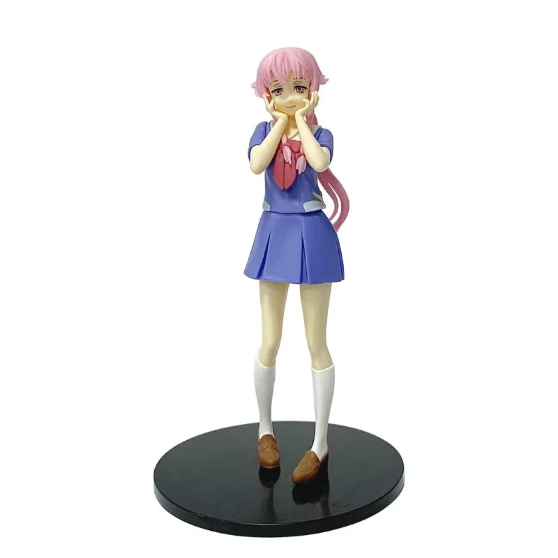 Yuno Gasai Creepy Stare Future Diary: Redial Anime Figure Model PVC 6.5" [Boxed]