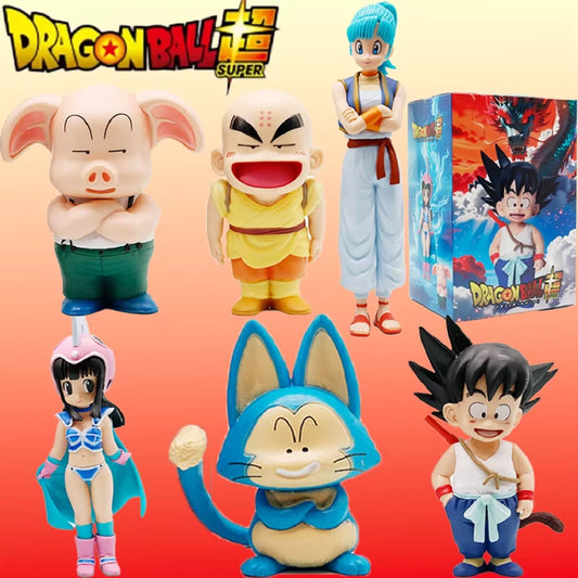 Goku, Chi-Chi, Bulma Dragon Ball Collectible Anime Figure PVC 3 - 8" [Boxed]
