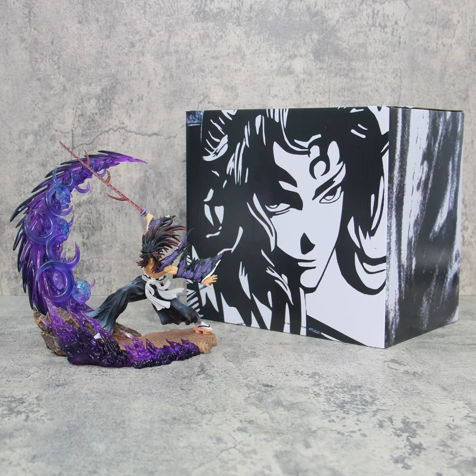 Kokushibo Upper Moon One Demon Slayer Anime Action Figure PVC 8.6" [No Box : Battery Powered]