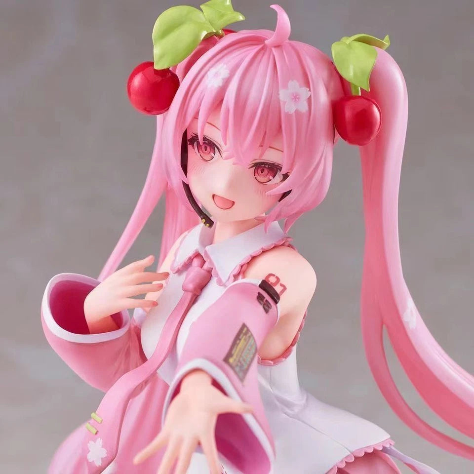 Hatsune Sakura Miku Stage Face Project DIVA Vocaloid Kawaii Figure PVC 7" [Boxed]