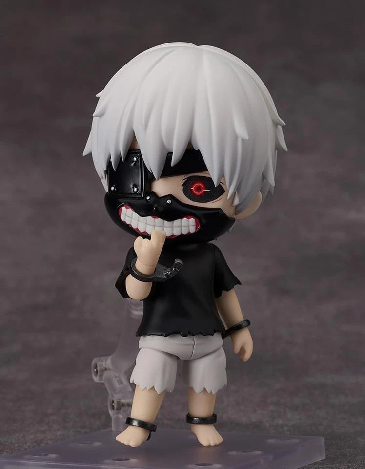 Kaneki Ken Tokyo Ghoul Anime Adjustable Kawaii Chibi Figurine PVC 3.9" [Boxed]