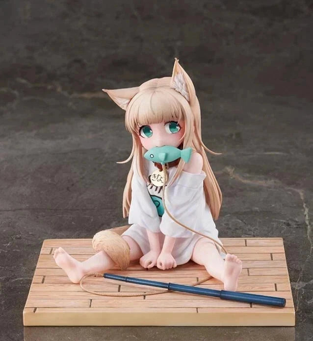 Kinako My Cat Is a Kawaii Girl Anime Cute Desktop Figurine PVC 4" [No Box]