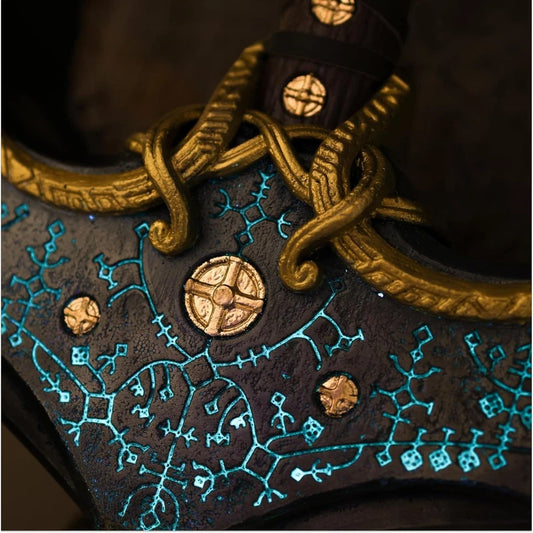 Kratos Mjolnir Thor's Hammer God of War RPG Cosplay Toy 15" [Boxed] *No Glow*