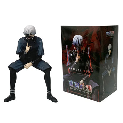 Ken Kaneki Eyepatch Tokyo Ghoul Anime Figure Model Statue PVC 4.5" - 7" [Boxed]