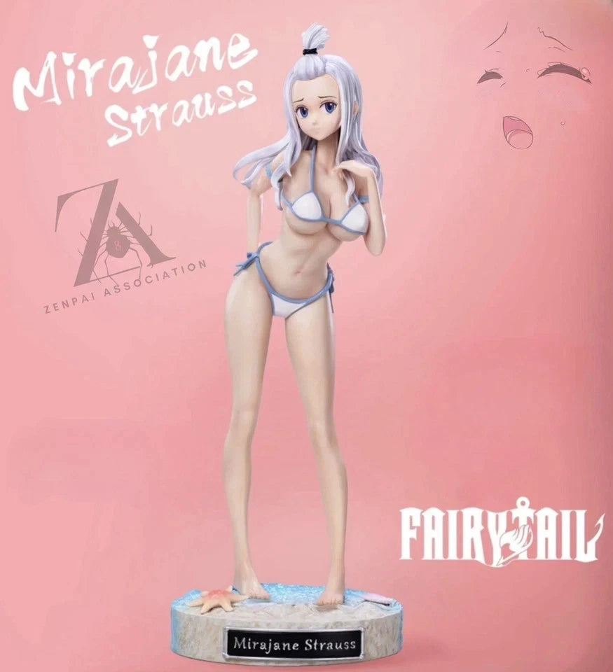 Mirajane Strauss Bikini Fairy Tail Kawaii Cast Off Anime Figure PVC 11" [Boxed] *Adult Collectible*