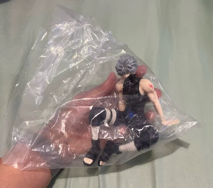 Kakashi Relaxing Naruto Anime Desktop Action Figurine PVC 3.5" [Boxed]